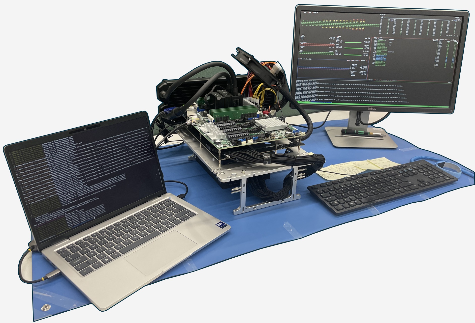 Computational test bench centre for power measurement of scientific workloads